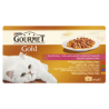 Gourmet Gold Duó Élmény teljes értékű állateledel felnőtt macskák részére 4 ízben 4 x 85 g