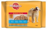 Pedigree Alutasakos 100g 4-Pack Junior Csirke&rizs, Marha&rizs