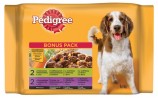 Pedigree Alutasakos 100g 4 Pack Adult Marha+Nyúl,Pulyka+Répa