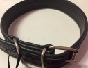 Bőr nyakőrv 3,5cm széles,70cm hosszú