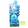 EBI COOCKOO TUMBLER 19,5x7cm kék, jutalom falattal tölthető zenélő játék